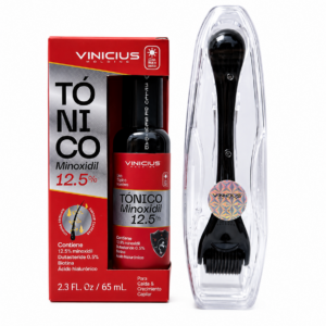Kit Capilar, Barba & Cejas 12.5% + Dermaroller — Vinicius Molding