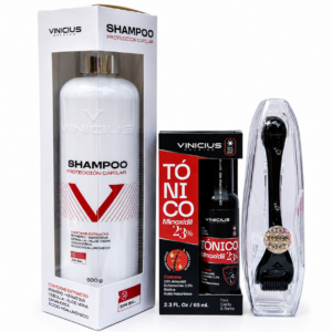 Kit Capilar Completo + Dermaroller — Vinicius Molding